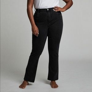 Vintage Black Straight Leg Jeans Riders by Lee